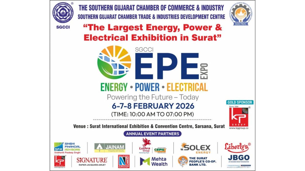 SGCCI Organizes Grand ‘Energy–Power–Electrical Expo 2026’ in Surat