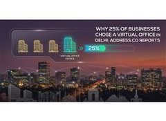 Why 25% of Businesses Chose a Virtual Office in Delhi: Address.co Reports