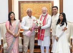 Goa CM Pramod Sawant Meets PM Modi at Seva Teertha, Highlights Family’s Jan Sangh Legacy