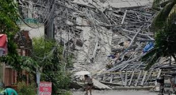 4 dead, 17 missing, in collapse of unfinished hotel in Philippines