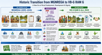 VB-G RAM G Act, 2025: A Historic Shift in India’s Rural Development Journey