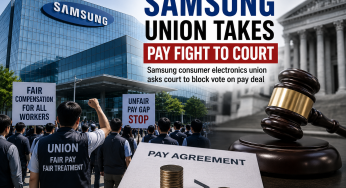 Samsung Consumer Electronics Union Seeks Court Order to Block Pay Deal Vote Amid Labor Dispute