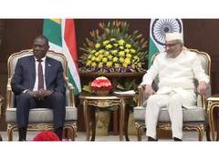 S.African Deputy President Mashatile meets Vice President CP Radhakrishnan