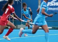 Nousheen, Geethasri lead Indian women's hockey team's 25-0 rout of Singapore to top Pool A in U18 Asia Cup 2026