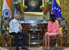 EAM Jaishankar meets Venezuela's Acting President Delcy Rodriguez, backs stronger bilateral cooperation