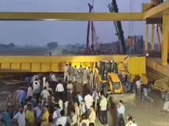 Three died, one injured as crane overturns during Jewar Airport flyover construction in Faridabad