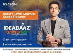 Ideabaaz Startup Fest 2026 Set to Host 300+ Startups and 150+ Investors at Bharat Mandapam, this August
