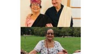 Anupam Kher wishes his mother Dulari on birthday, says "You are God's most beautiful blessing in our lives"