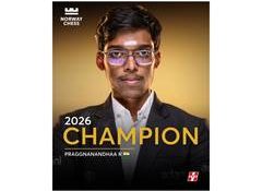 Amit Shah congratulates Praggnanandhaa on historic Norway Chess win