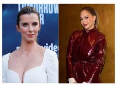 Betty Gilpin says Jennifer Lopez is "most beautiful person I've ever seen up close"