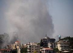 Israel strikes Beirut after Hezbollah fires at them