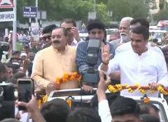 Gujarat Dy CM Harsh Sanghavi inaugurates Sandhiya bridge in Rajkot
