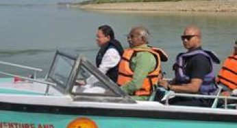 CM Dhami inspects arrangements for International Kayaking and Canoeing C'ship in Udham Singh Nagar