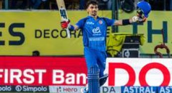 Gurbaz's brilliant century guides Afghanistan to 194 in rain-affected ODI against India