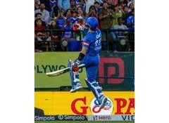 Record-breaking outing for Afghanistan's Gurbaz against India in first ODI