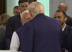 PM Modi, President Trump hold brief interaction after G7 family photo in France