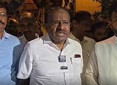 Karnataka: HD Kumaraswamy slams DK Shivakumar over posters alleging land mafia links