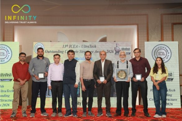Infinity Group Receives Prestigious 13th ICEA–UltraTech Outstanding Concrete Structure Award 2026