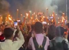 Hindus in Bangladesh hold torchlight protest against alleged disrespect to Lord Ram