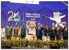 Asian Senior Fencing Championships 2026 open with dazzling spectacle at Bharat Mandapam
