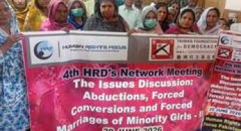 HRFP-TFD event on abductions, forced conversions and forced marriages of minority girls in Pakistan
