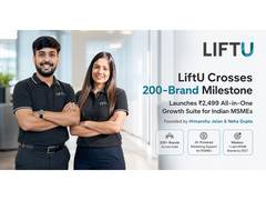 AI-Powered Marketing SaaS Platform LiftU Crosses 200-Brand Milestone; Launches ₹2,499 All-in-One Growth Suite for Indian MSMEs