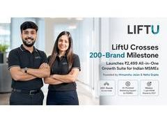 AI-Powered Marketing SaaS Platform LiftU Crosses 200-Brand Milestone; Launches ₹2,499 All-in-One Growth Suite for Indian MSMEs