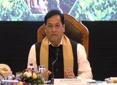 Union Minister Sarbananda Sonowal virtually joins PM Narendra Modi at the release of 23rd instalment of PM KISAN