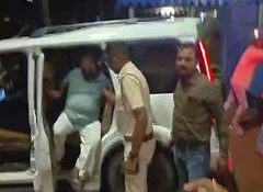 Former TMC MLA Ramendu Singharay brought on transit remand to Hooghly, greeted with protests and egg-hurling