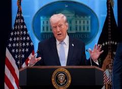 Trump says 19 million barrels of oil exited Strait of Hormuz on Monday