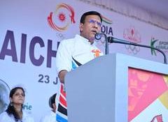 "Today, 115 athletes from Keralam are part of Khelo India Programme": Mandaviya flags off historic Asian Games Fun Run