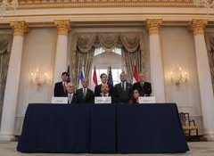 Israel, Lebanon sign framework agreement mediated by US in 'first step' towards peace