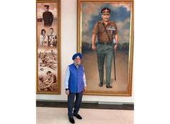 Union Minister Hardeep Singh Puri pays tribute to Field Marshal Sam Manekshaw on his death anniversary