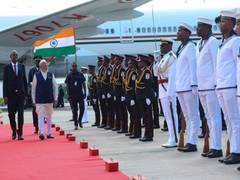 "Valued maritime partner and a close friend in Indian Ocean": PM Modi after arrival in Seychelles