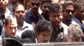 Tamil Nadu CM Vijay pays last respects to K Bhagyaraj in Chennai