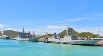 INS Udaygiri, Kavaratti, Shakti of Eastern Fleet arrive at Thailand as part of Navy's operational deployment