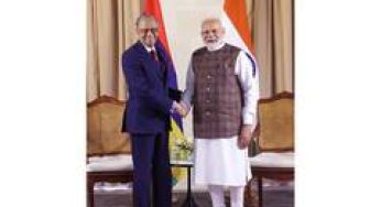 PM Modi meets Mauritius counterpart, discusses cooperation in skilling, defence, energy