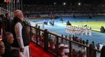 Indian contingent marches on Seychelles National Day, PM Modi stands to honour armed forces