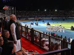 Indian contingent marches on Seychelles National Day, PM Modi stands to honour armed forces
