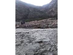 Glacier melt triggers flash flood in Lahaul-Spiti's Jhalma Nallah, road link snapped; over 50 tourists vehicles stranded