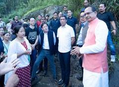 Shivraj Chouhan, Kiren Rijiju visit flood-hit Arunachal Pradesh, assure Centre's assistance
