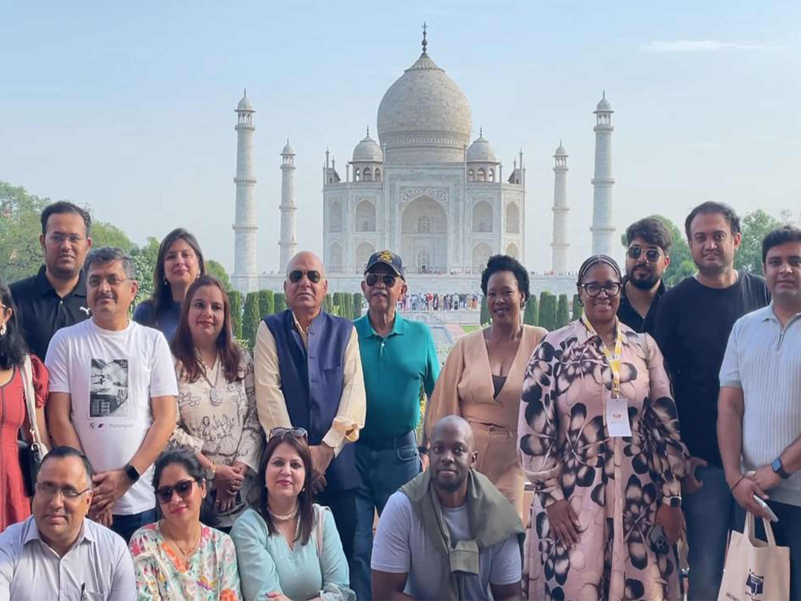 BRICS delegates visit the Taj Mahal (Photo/ANI) BRICS delegates visit the Taj Mahal (Photo/ANI)