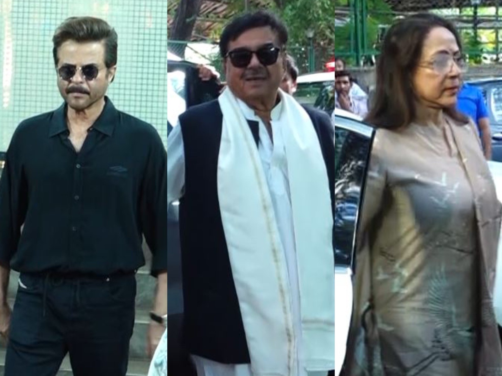 Anil Kapoor, Shatrughan Sinha and Hema Malini (Photo/ANI)