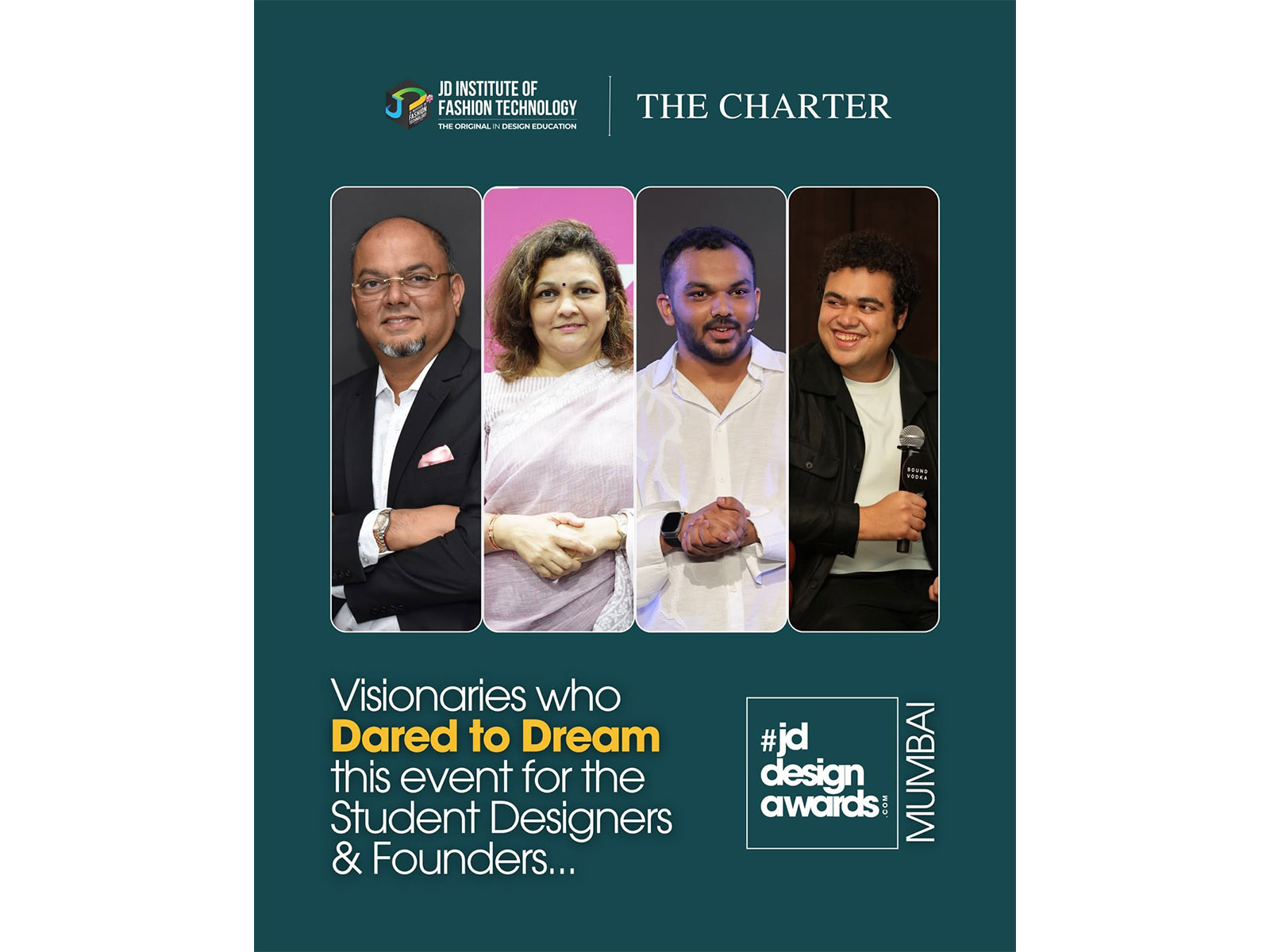 JD Institute of Fashion Technology and The Charter Create History with India’s First Founder-Student Designer Auction Platform