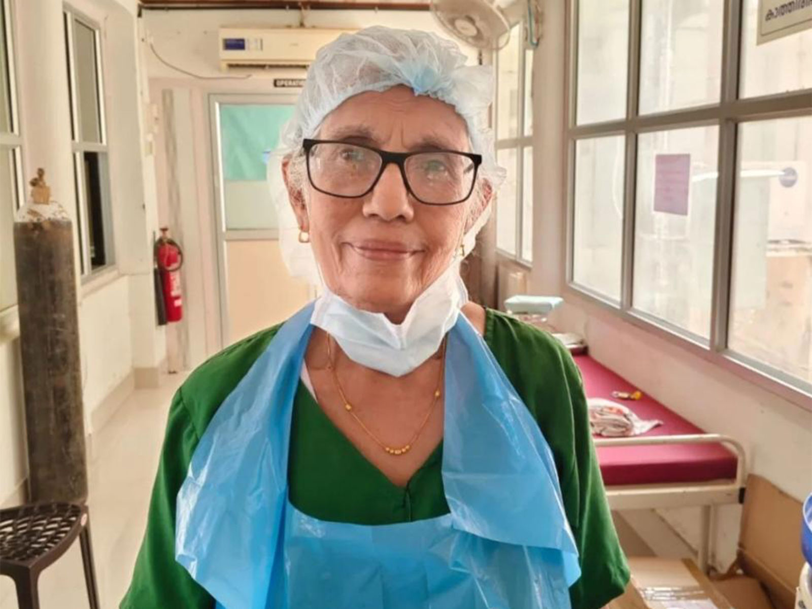 Lakshadweep nurse among top 10 finalists for Internationl Nursing Award (Photo/ANI) Lakshadweep nurse among top 10 finalists for Internationl Nursing Award (Photo/ANI)