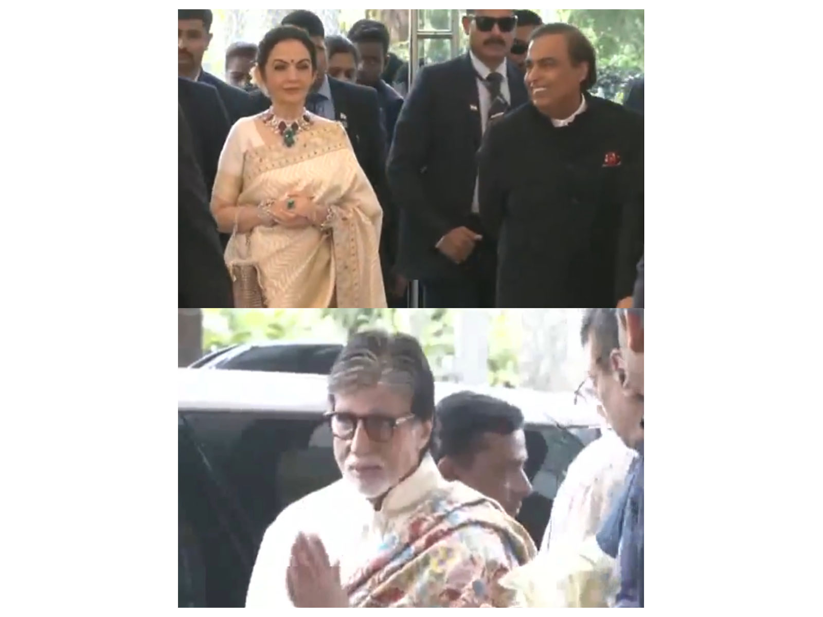 Ambanis, Bachchans attend Supriya Sule's daughter's wedding (Photo/ANI) Ambanis, Bachchans attend Supriya Sule's daughter's wedding (Photo/ANI)