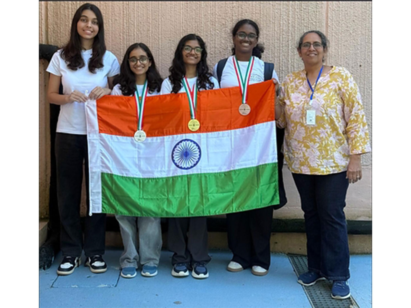 L-R: Lyra Floyd Gonsalves; Swasti Vitthal Patil; Mansi Sane; Diya Sathishdev; and Sonia Garcha L-R: Lyra Floyd Gonsalves; Swasti Vitthal Patil; Mansi Sane; Diya Sathishdev; and Sonia Garcha