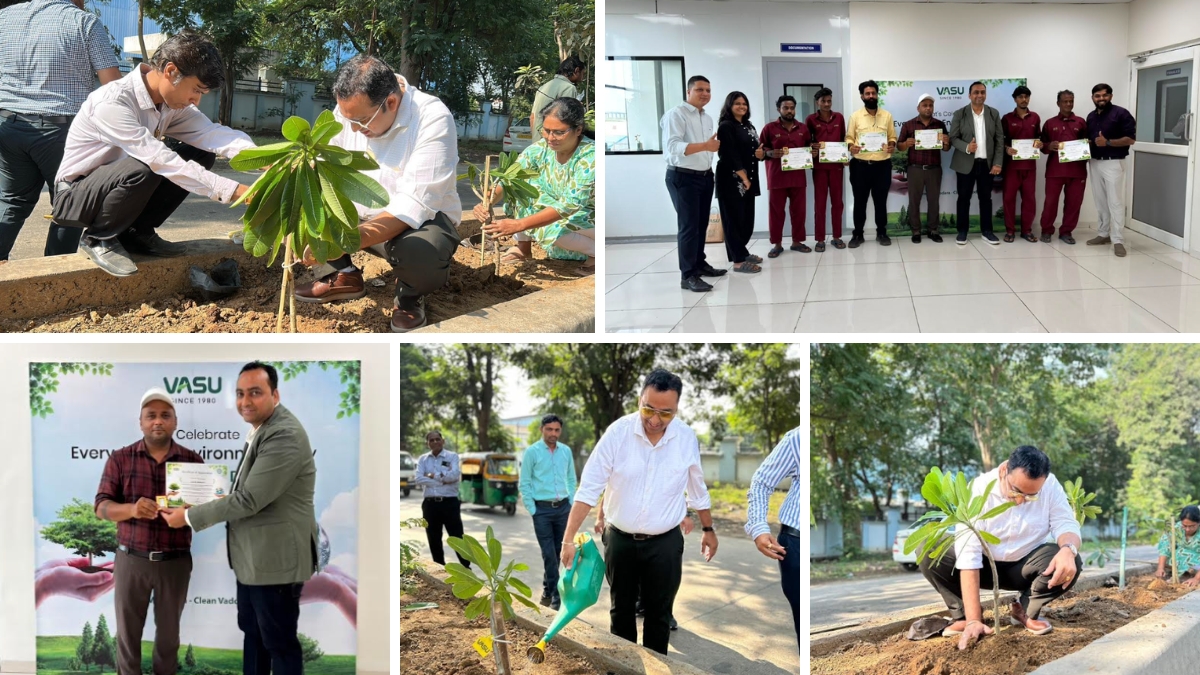 Vasu Foundation Commits to Planting 1.08 Lakh Trees by 2035 After Completing Mission 10,008