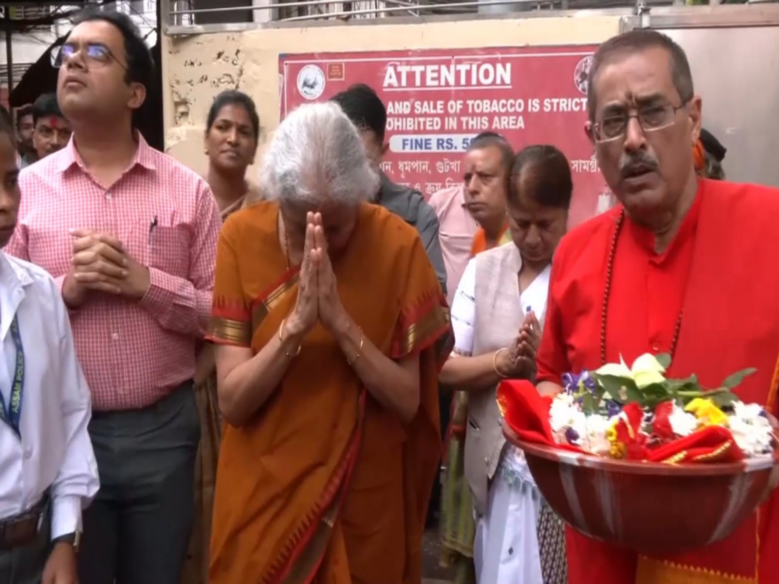 Sitharaman offers prayers at Kamakhya Temple