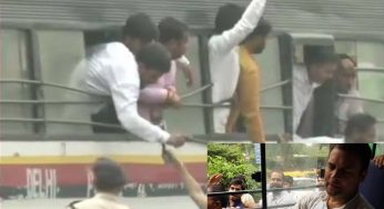 High voltage drama in Delhi over Natrajan’s nomination rejection, MP Congress MLAs march towards Rashtrapati Bhawan, detained